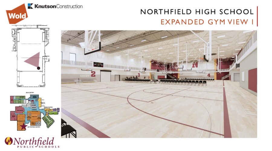Northfield High School Expanded Gym View I