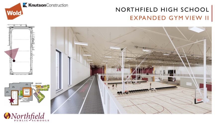 Northfield High School Expanded Gym View II