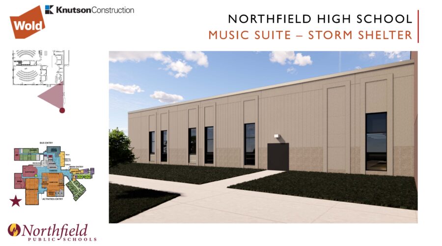 Northfield High School Music Suite and Storm Shelter