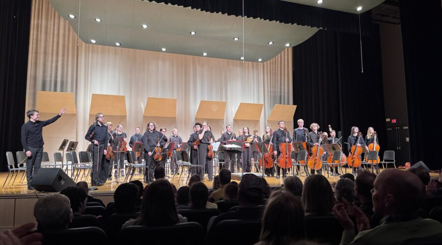 The Northfield High School Orchestra.