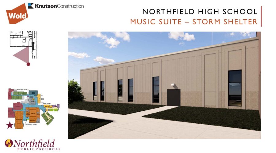 Northfield High School Music Suite and Storm Shelter