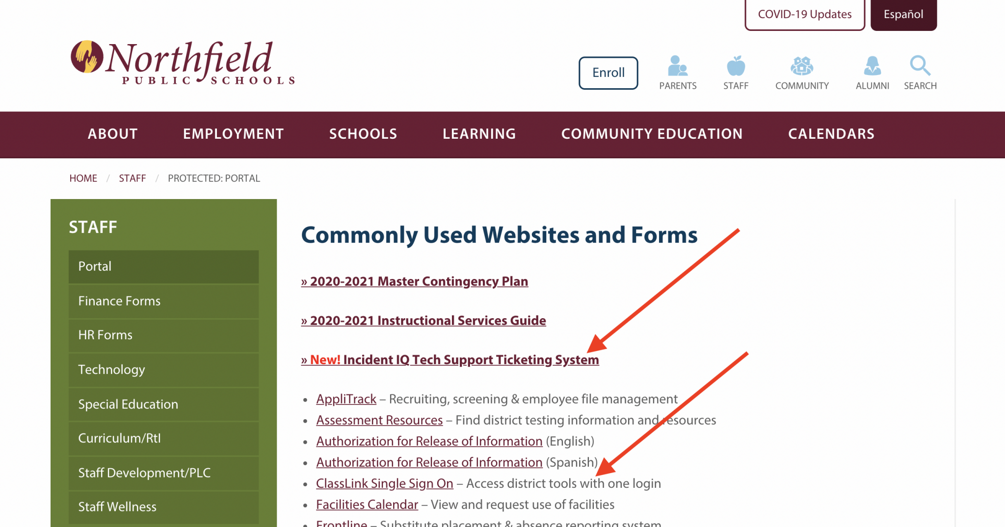 Technology Northfield Public Schools
